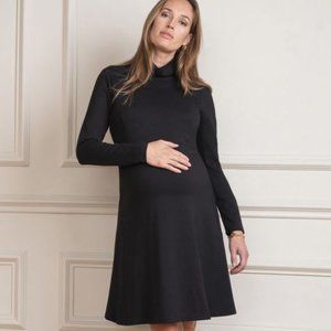 Seraphine Maternity Dress - Black, size 8 (NWT)